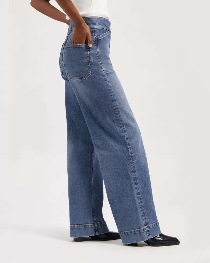 KUYICHI - Jeans Farrah Worker en coton régénératif
