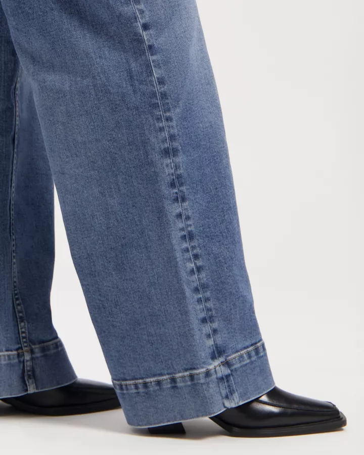KUYICHI - Jeans Farrah Worker en coton régénératif